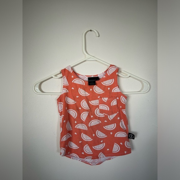 Canadian Made Wooly Doodle Tank Top Watermelon Print 2T - Picture 1 of 5